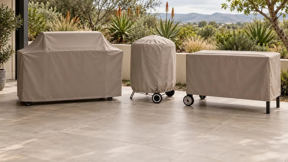 Braai Covers fitted outdoors