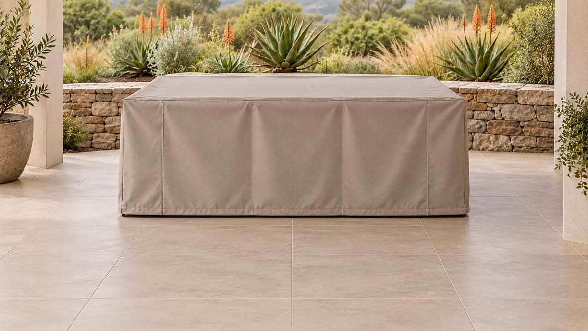 Patio Set Covers fitted outdoors