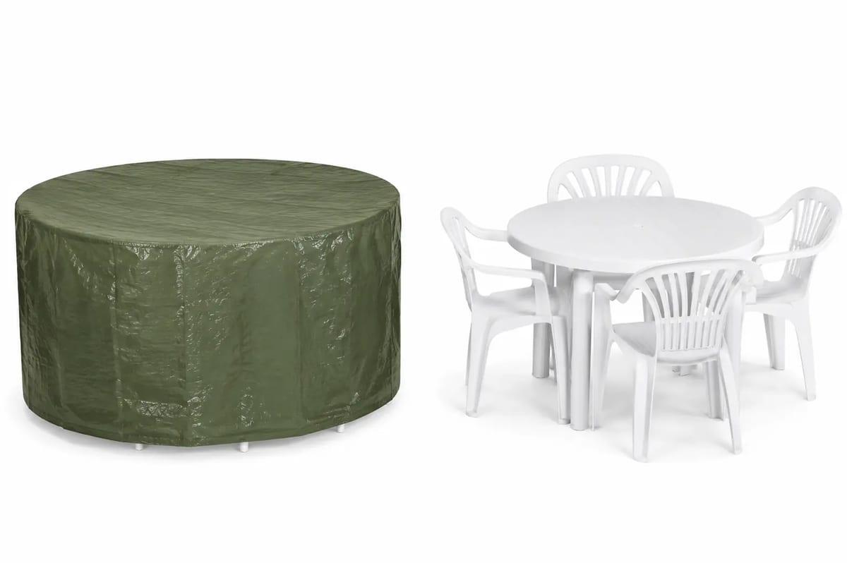 Budget-Patio Set Circular Cover - 4 Seater, view 3 of 5