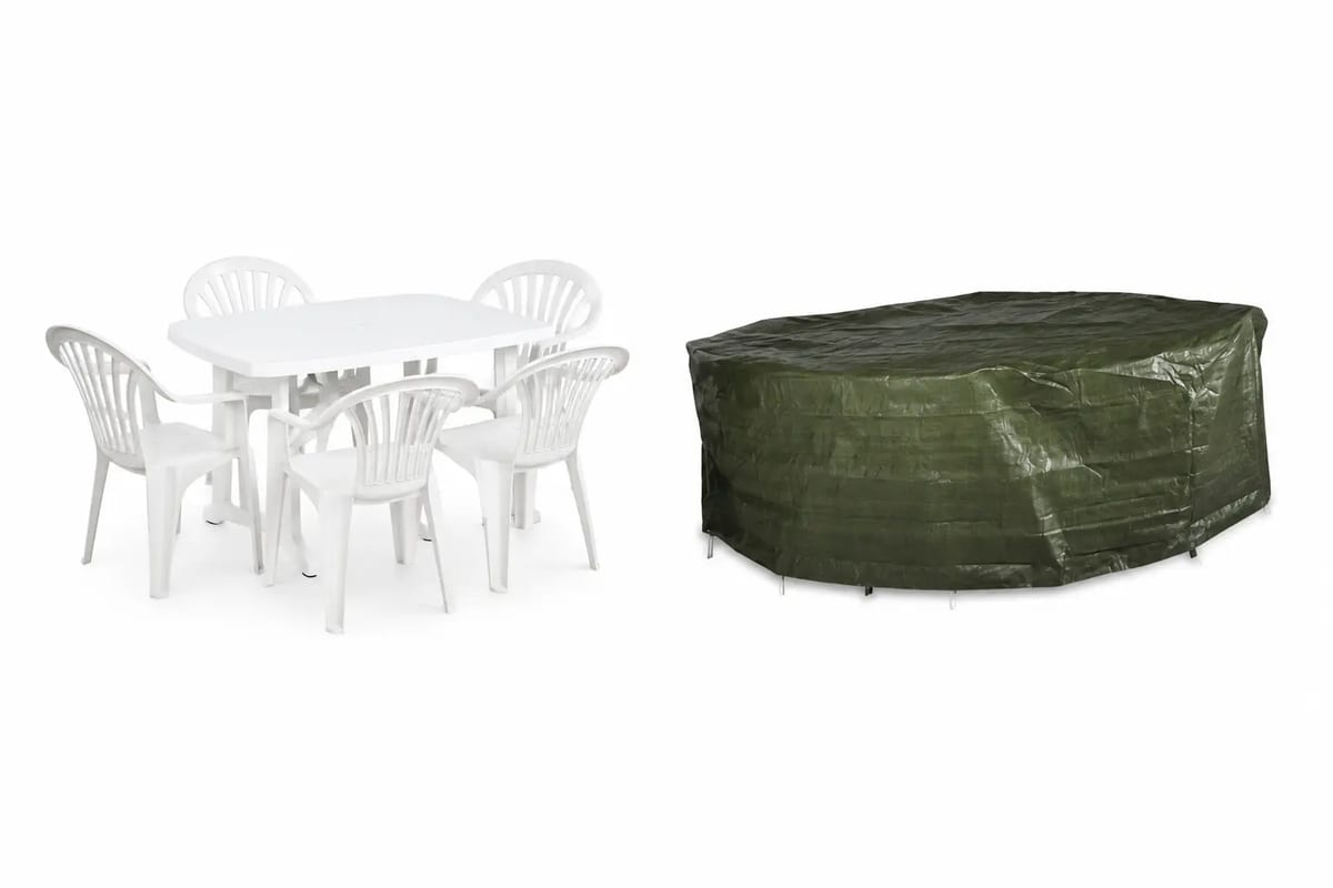 Budget-Patio Set Rectangular Cover - 8 Seater, view 3 of 5