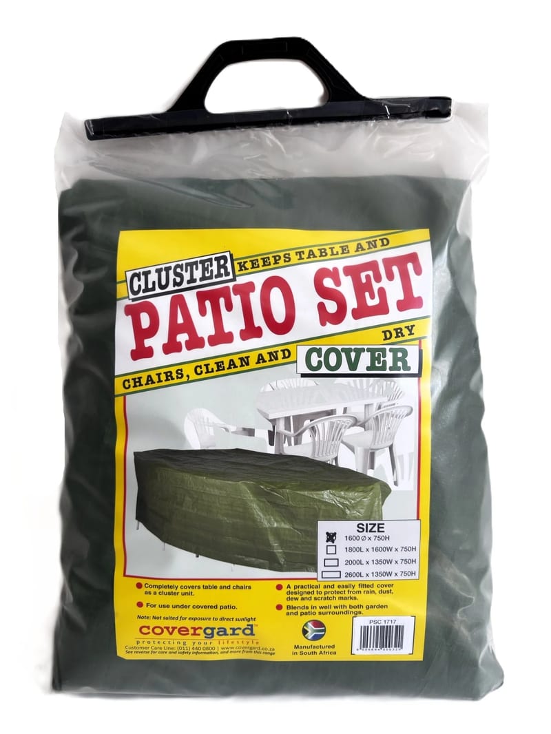 Budget-Patio Set Rectangular Cover - 6 Seater